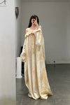 Mutedance 24 Spring/Summer Wide Shoulder Dress Series Silk MD-MD24SS46-LUO Nude PM116